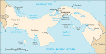 Map of Panama Panama map.gif