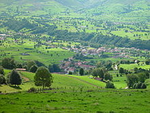 Panoramic view of the Carriedo valley in 2007, the first to return to royal manor status and the immediate antecedent of the Valleys lawsuit. Panoramica villacarriedo.jpg