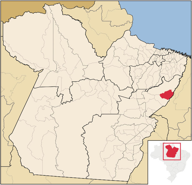 Localização de Ulianópolis no Pará