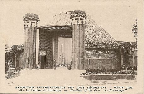 Pavilion of the Printemps Department Store (1925) by Henri Sauvage and Georges Wybo
