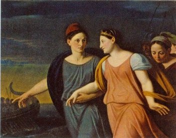 Rapimento di Elena di Troia da Parigi, 1831