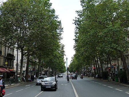 Paris boulevard beaumarchais