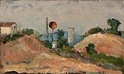 Paul Cézanne - Eisenbahnschnitt (La Tranchée) - BF1186 - Barnes Foundation.jpg