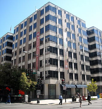 The former Peace Corps headquarters at 1111 20th Street, NW in downtown Washington, D.C.