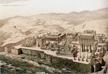 Persépolis, según Charles Chipiez (1884)