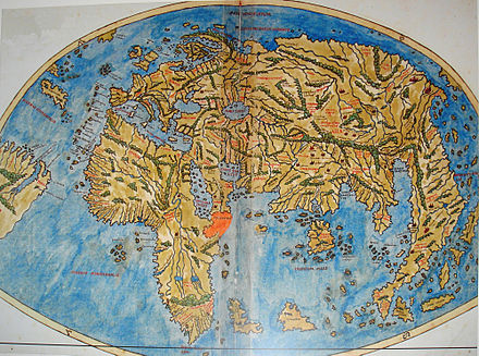 The world map by Pietro Coppo, Venice, 1520