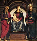 Vignette pour La Vierge à l'Enfant entre les saints Jean et Augustin
