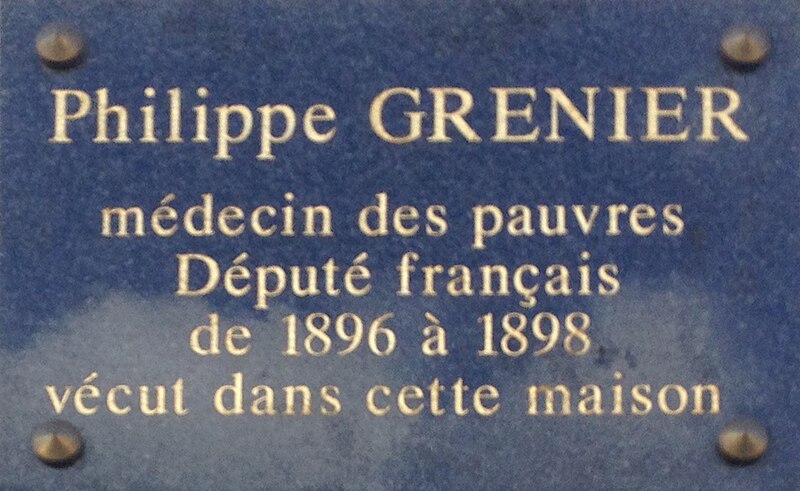 File:Plaque Philippe Grenier à Pontarlier.jpg