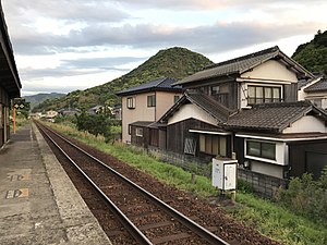 Platform of Tamae Station 2