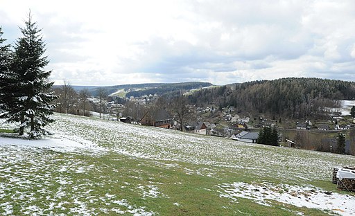 Pobershau, talaufwärts - saxony