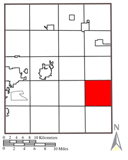 Location within Portage County