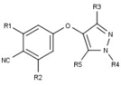 Figure 5: Progesterone receptor antagonists based on a pyrazole core Progesterone receptor antagonists based on a pyrazole core with small lipophilic substituents.png
