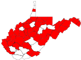 County distribution map.