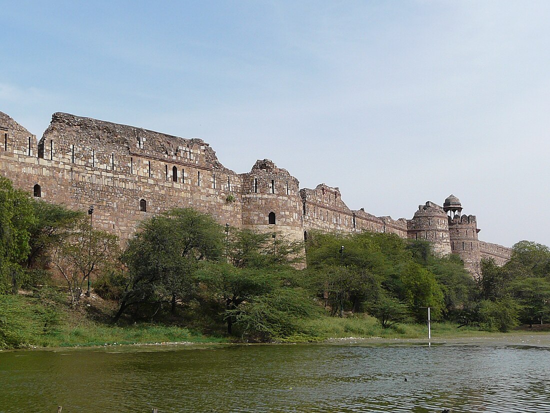 File:Purana Qila ramparts, Delhi.jpg