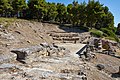 Remains of the theatre at the Sanctuary of Amphiaraus in Oropos on July 24, 2020.jpg