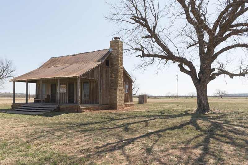 File:Replicated frontier cabin at the Fort Griffin townsite, near the U.S. Army's frontier post of Fort Griffin in Shackelford County, Texas LCCN2014631753.tif