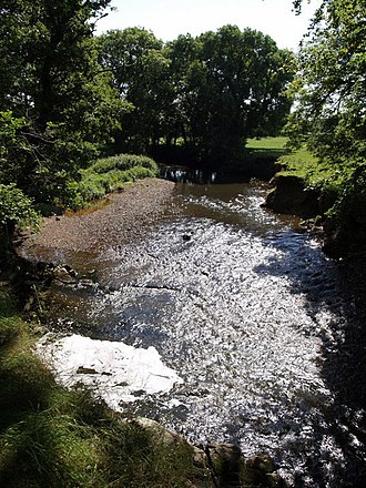 River Lew close to is confluence with the River Torridge River Lew below Hatherleigh - geograph.org.uk - 533727.jpg