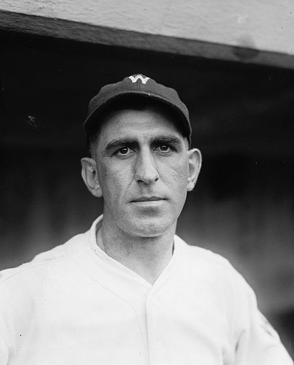 Peckinpaugh with the Washington Senators in 1924