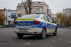 Romanian Police Dacia Logan II Facelift (2017) 2.jpg