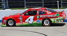 Chastain's No. 4 car at Dover in 2018 Ross Chastain Dover Xfinity 2018.jpg