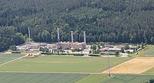 Natural gas compressor station at Rothenstadt