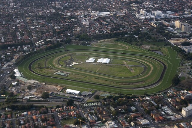 Randwick Racecourse from above