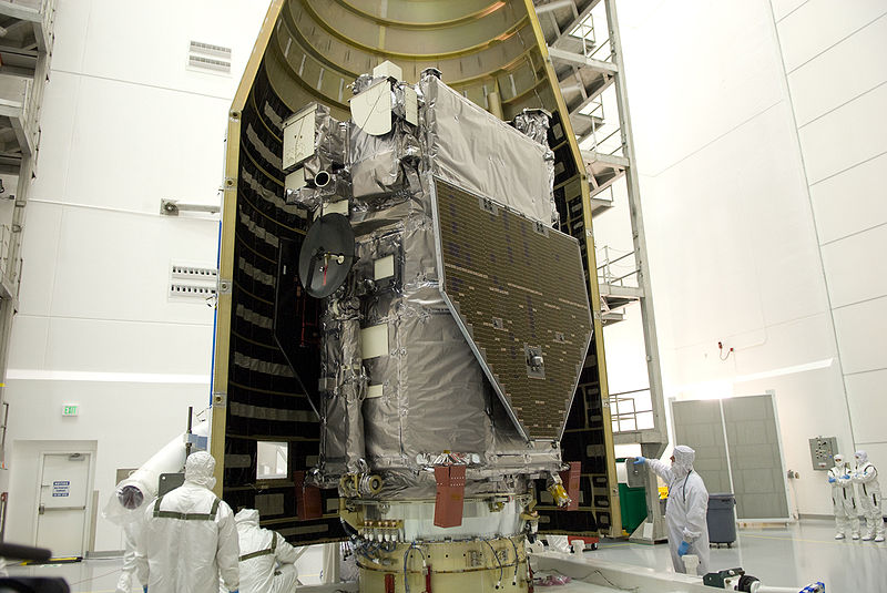 File:SDO is in one half of the payload fairing.jpg