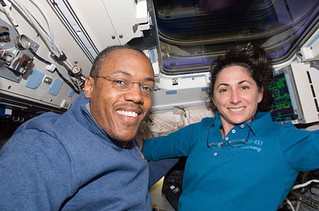 STS-133 Drew and Stott.jpg