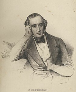 Sabin Berthelot piirros vuodelta 1838.