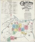 Miniatuur voor Bestand:Sanborn Fire Insurance Map from Cortland, Cortland County, New York. LOC sanborn05866 004-1.tif