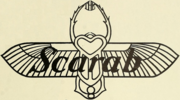 Logo of Scarab Engines.