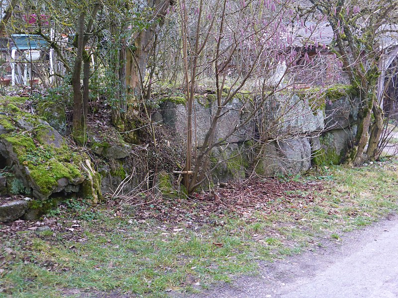 File:Schloss Hirschling (Grundmauerreste des Wohnturms).jpg