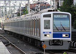 Class 6000 train on the Ikebukuro line