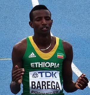 <span class="mw-page-title-main">Selemon Barega</span> Ethiopian long-distance runner