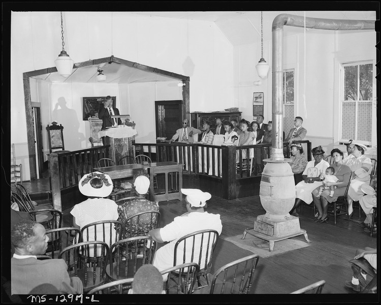 File:Services in Negro church. Kingston-Pocahontas Coal Company, Warwick Mine, Welch, West Virginia. - NARA - 540771.tif