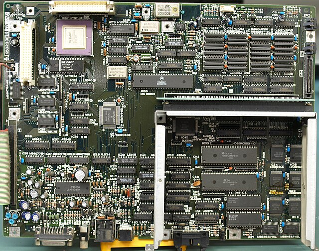Main processor board of original 1987 CZ-600C model