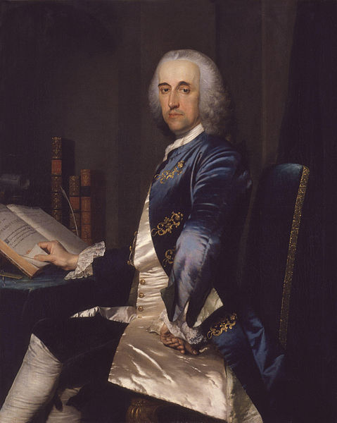 Portrait of Sir Thomas Robinson, by Frans van der Mijn, ca. 1750