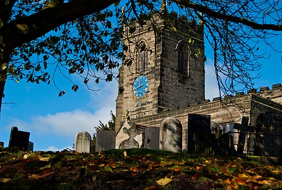 The beautiful church in the village of Smisby, South Derbyshire.