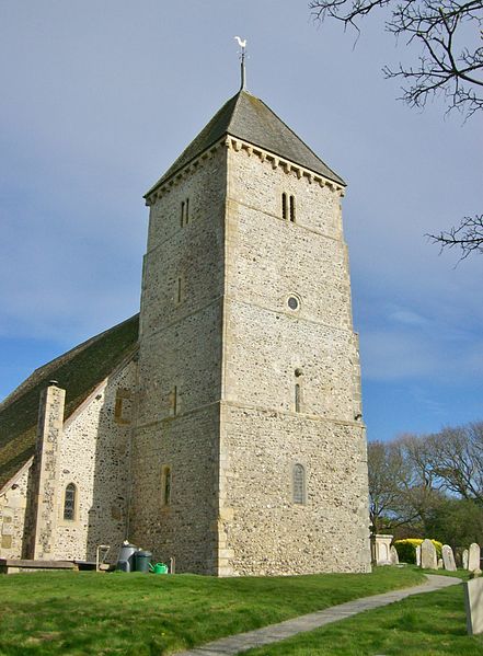 File:St Andrew, Bishopstone, tower.JPG