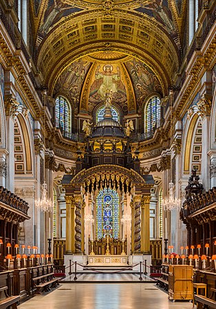 High altar of St Paul's Cathedral, London