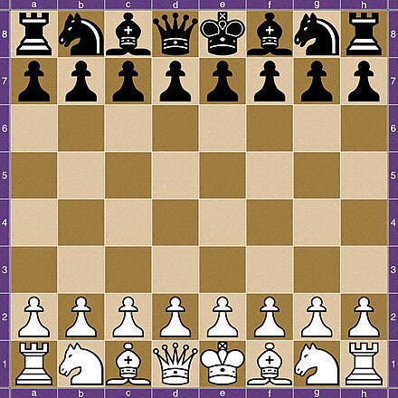 Chess initial position
