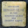 Stolperstein.Friedrichshain.Georgenkirchstraße 4.Reinhard Blond.2430.jpg