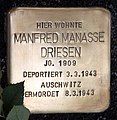 Manfred Manasse Driesen, Cheruskerstraße 12, Berlin-Schöneberg, Deutschland