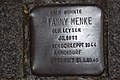 Hier wohnte Fanny Menke, geb. Leyser, Jg. 1891, verschleppt 1944 Ammendorf, ermordet 13.1.1945