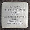 Stolperstein Kastanienallee 74 (Prenz) Keila Trattner.jpg