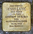 Henny Lappe, Mommsenstraße 6, Berlin-Charlottenburg, Deutschland