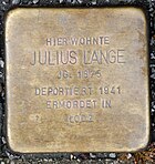 Stumbling Stone Remscheid Alleestraße 40 Julius Lange.jpg