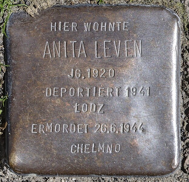 File:Stolperstein SG - Max-Leven-Gasse 5 - Anita Leven DSC 9276 6 PK.jpg