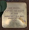 Stolperstein Yorckstr 74 (Kreuz) Sophie Merory.jpg