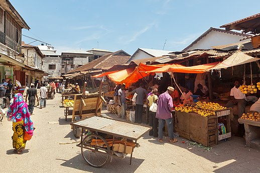 Le marché de Dajarani